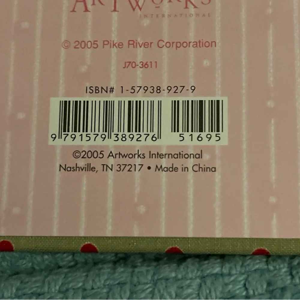 Floral Patterned Notebook with Pink and Green Design April Cornell 2005 - Picture 9 of 9